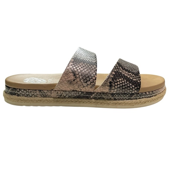 Vince Camuto Shoes - Vince Camuto VP Rynnnah Snake Print Espadrille Sandals Size 8.5